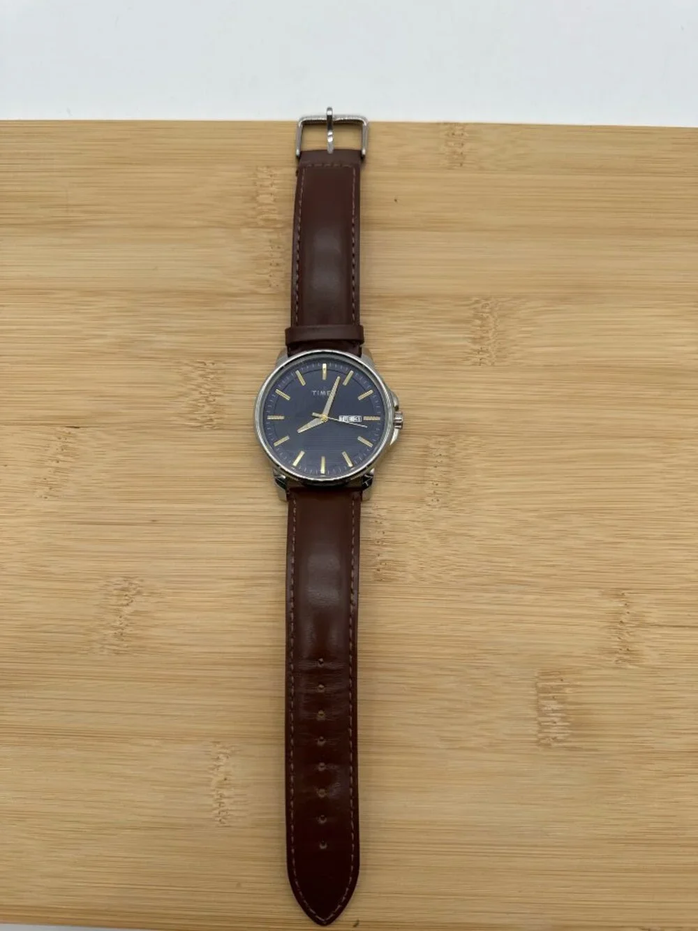 Timex Classic Premium Men's 45mm Leather Strap Watch TW2V79200